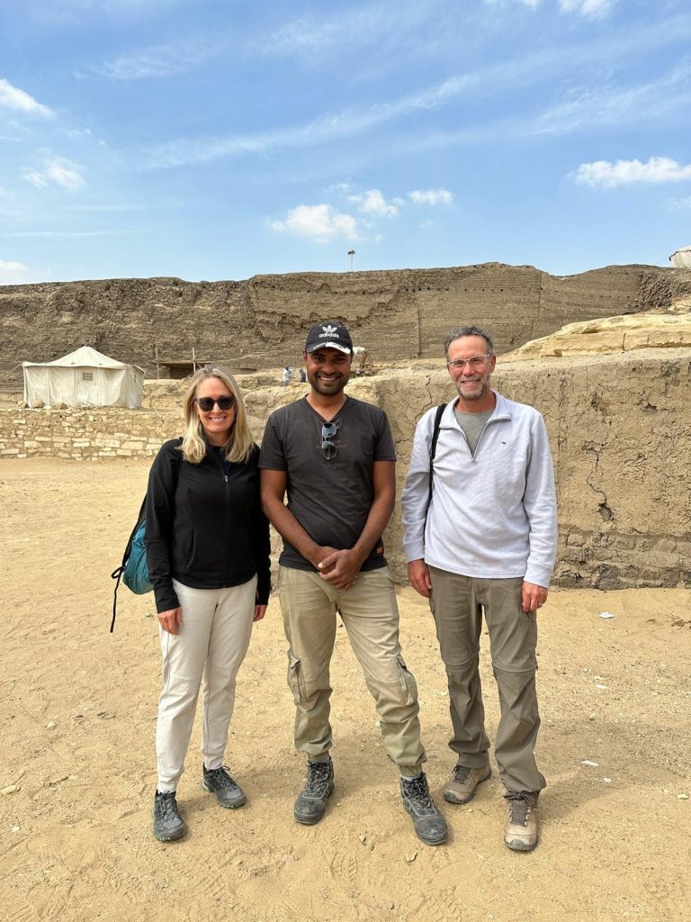 Excavation tour in Saqqara
