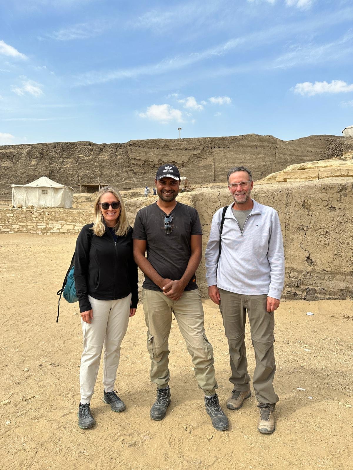Excavation tour in Saqqara