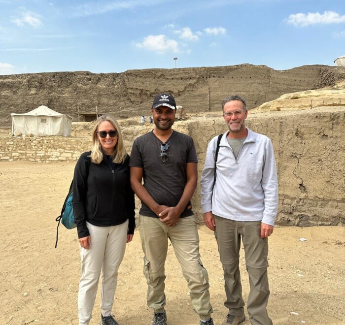 Excavation in Saqqara