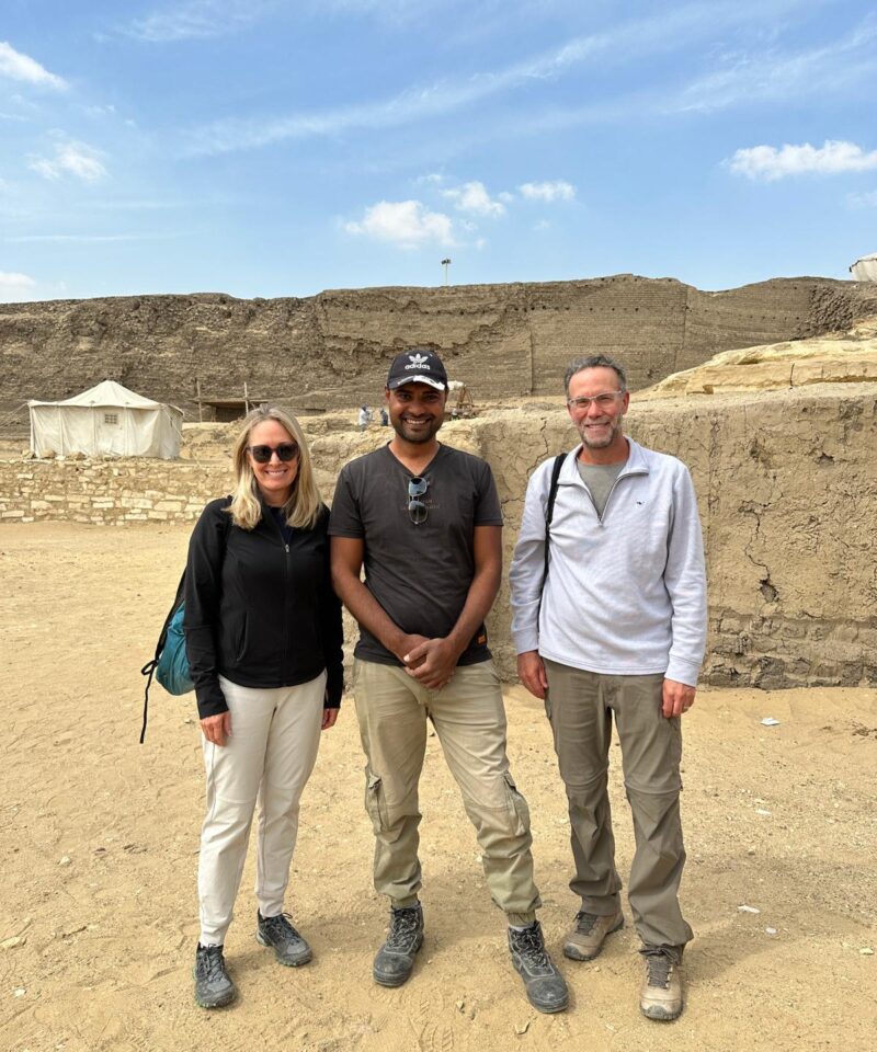 Excavation in Saqqara