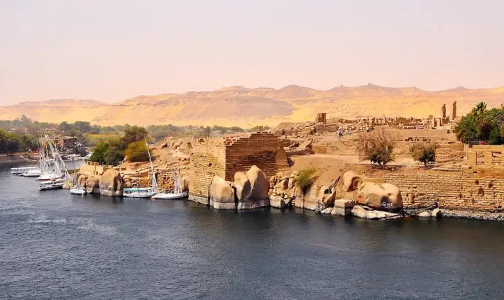 Island Oasis on the Nile