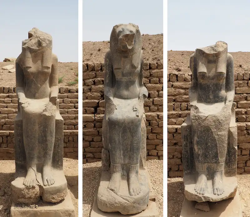 Chapel of Sekhmet at Karnak Temple in Luxor Egypt