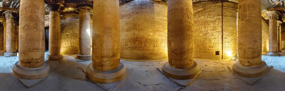 Great Hypostyle Hall at Karnak Temple during Karnak Temple Tours