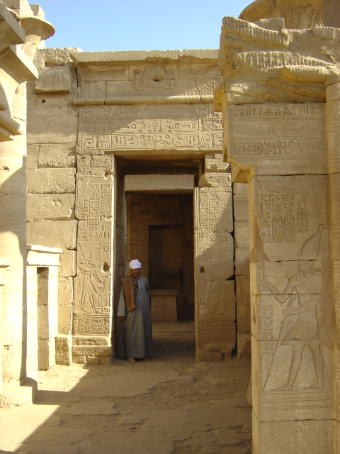 The chapel in the Temple of Ptah