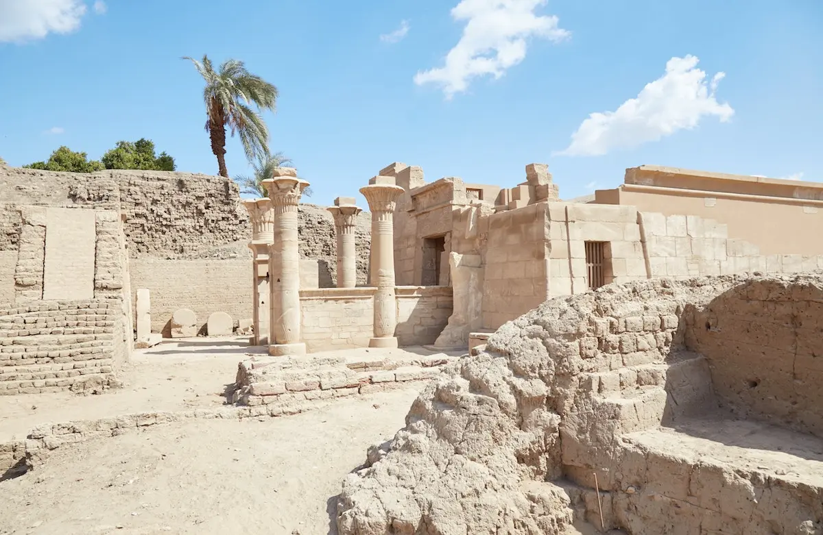 The Temple of Ptah at Karnak, the small building that holds the Sekhmet Karnak temple chapel